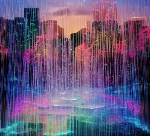 数字水幕,一场视觉盛宴,视觉盛宴!
